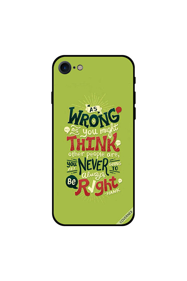 غطاء حماية لجهاز iPhone 7 "كن دائمًا على حق" - 1