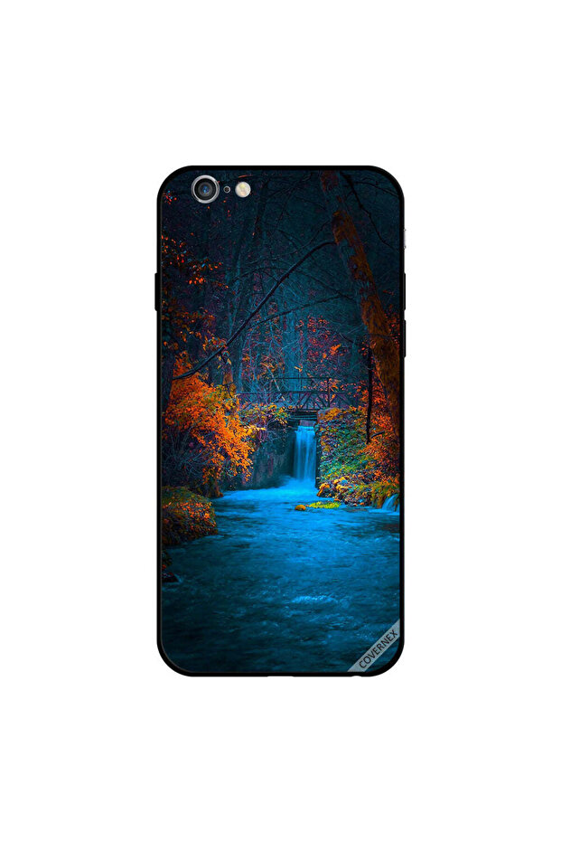 غطاء حماية لجهاز iPhone 6s Plus بتصميم شلال أزرق