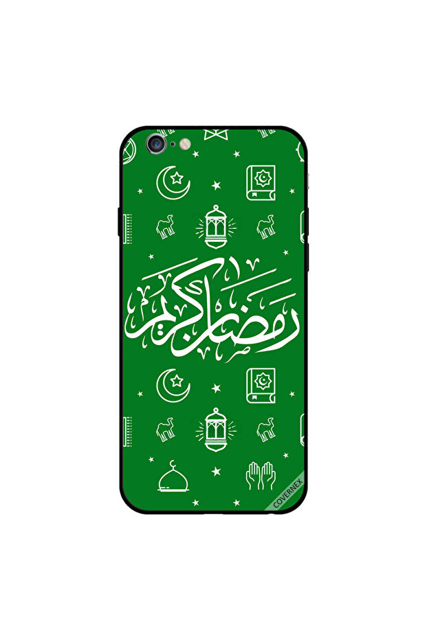 غطاء حماية لجهاز iPhone 6s Plus - رمضان كريم - أخضر
