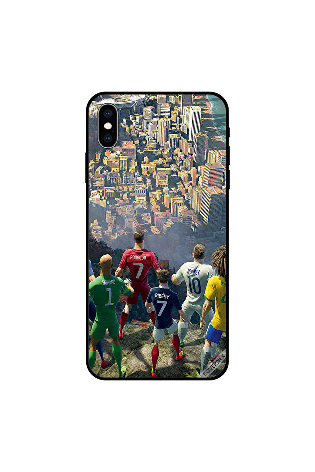 غطاء حماية iPhone X رونالدو وفريقه جاهزون
