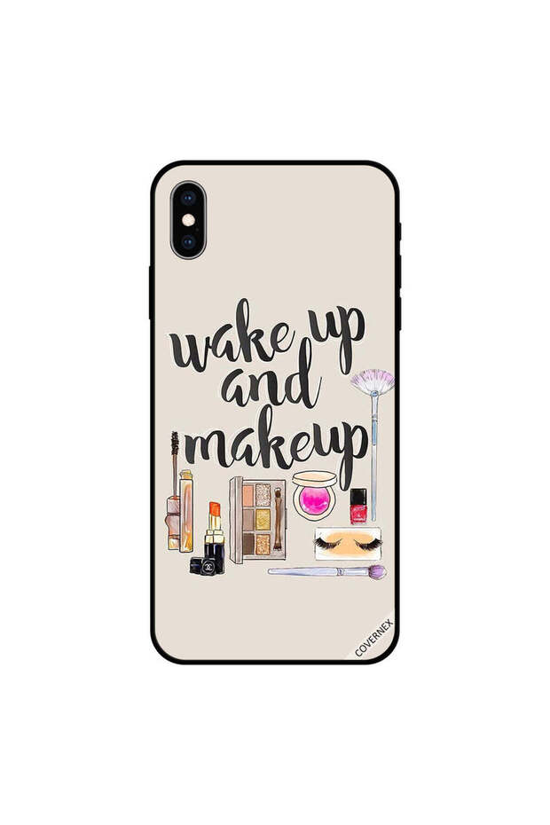 غطاء حماية لجهاز iPhone XS MAX - استيقظ ومكياج