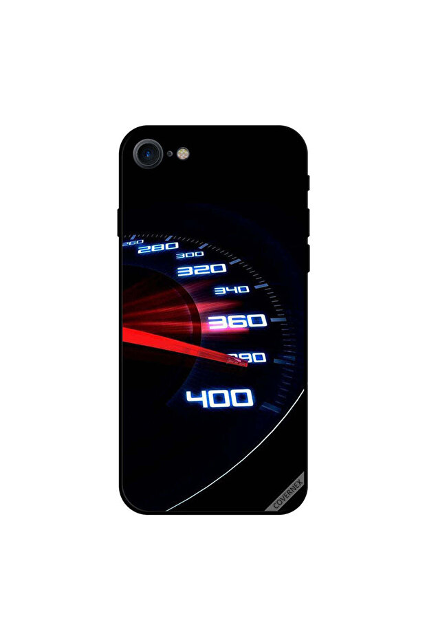 غطاء حماية لجهاز iPhone 8 مع مقياس سرعة 390 بلس