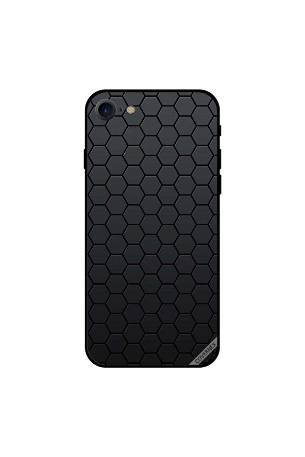 غطاء حماية لجهاز iPhone 7 بنمط مضلعات - 1