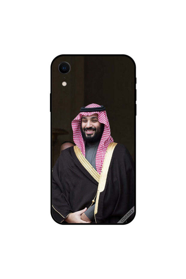 غطاء حماية آيفون XR محمد بن سلمان مبتسمًا