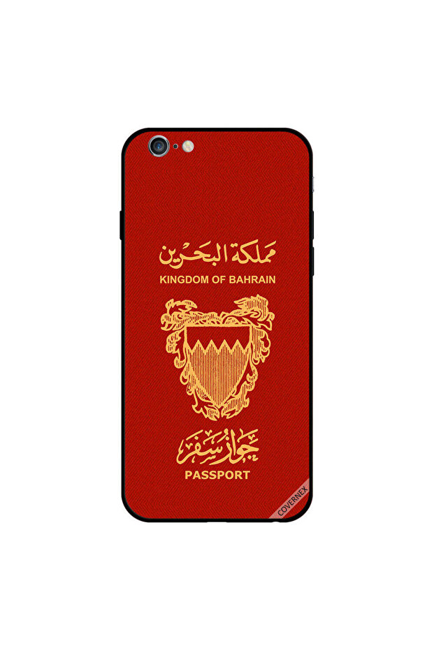 غطاء حماية لجهاز iPhone 6s Plus جواز سفر بحريني