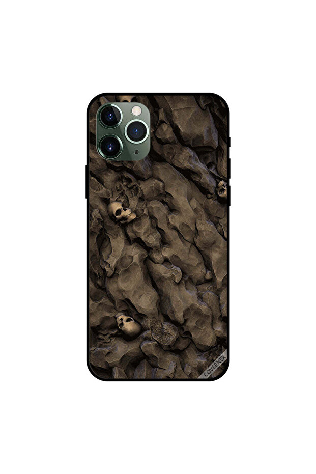 غطاء حماية لجهاز iPhone 11 Pro Max بتصميم جمجمة الصحراء