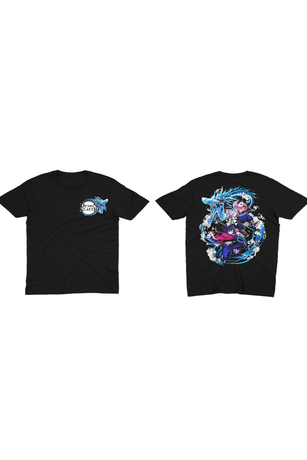 Anime Patterned Unisex Men's T-Shirt Demon Slayer Kamado Tanjiro
