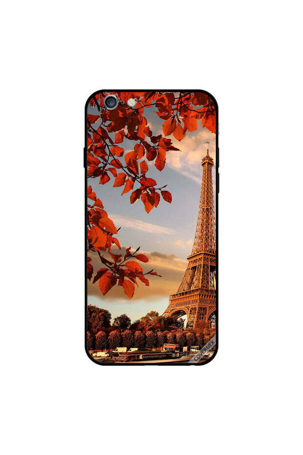 غطاء حماية لجهاز iPhone 6 بنقشة Autumn Bunch وEffiel Tower