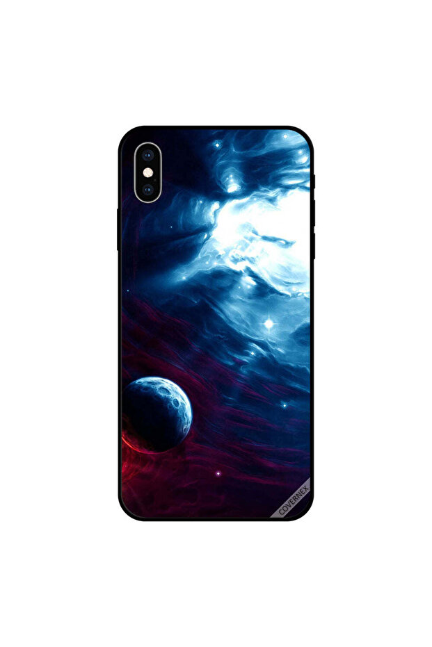 غطاء حماية لجهاز iPhone X بتصميم كوكب الماء