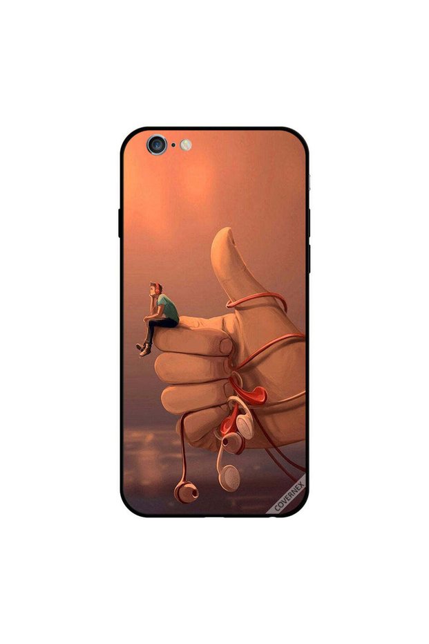 غطاء حماية لجهاز iPhone 6s "استمر في الاستماع إلى الموسيقى"