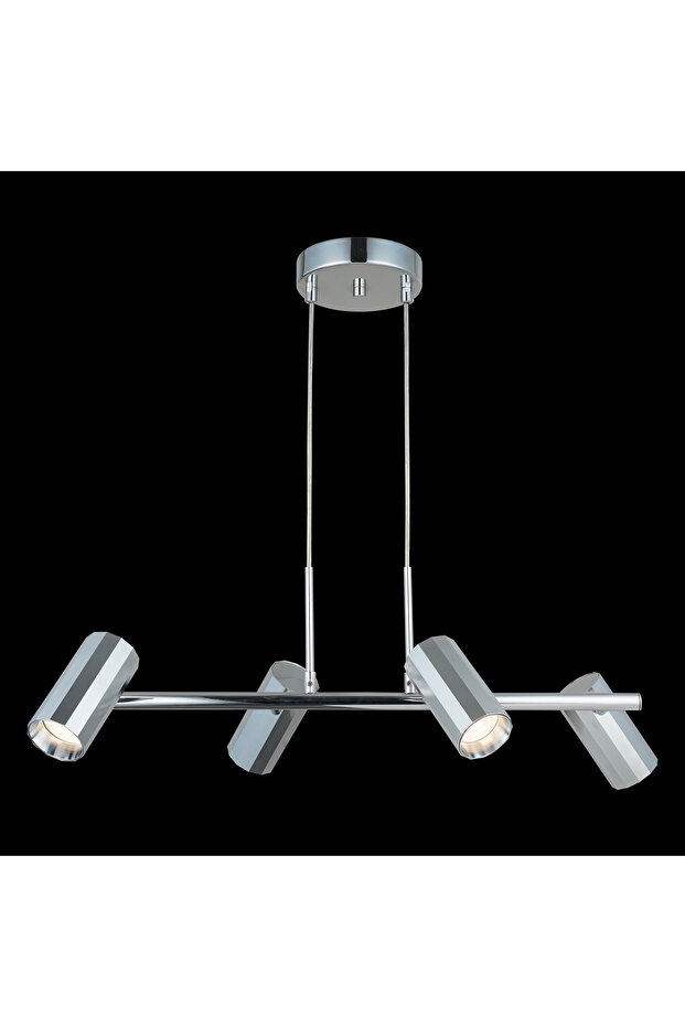 TANO 4 LU KROM SIRALI AVİZE 4XGU10 - 1