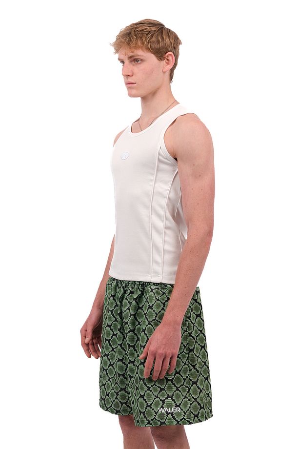 Oversize Geniş Kalıp, Yılan Desenli Şort, Premium Kumaş ve Teknik- Short 901 - 2