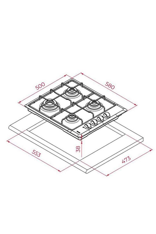 Chef 2 Ankastre Set ( HEB 723 SS - HLX 640 SS - DF 60 ) - 3