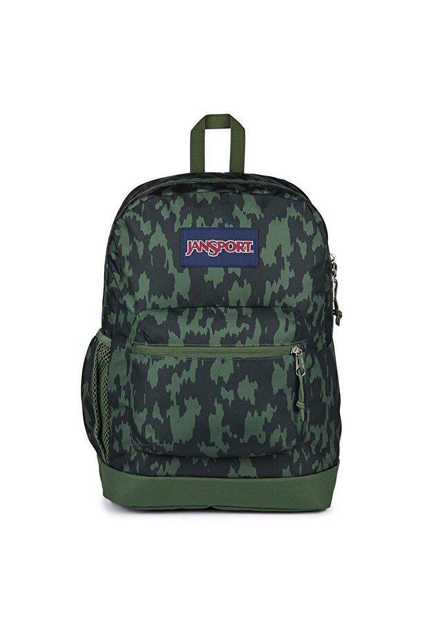 Printed Backpack with Adjustable Straps and Zip Closure - 15x32x42 cms