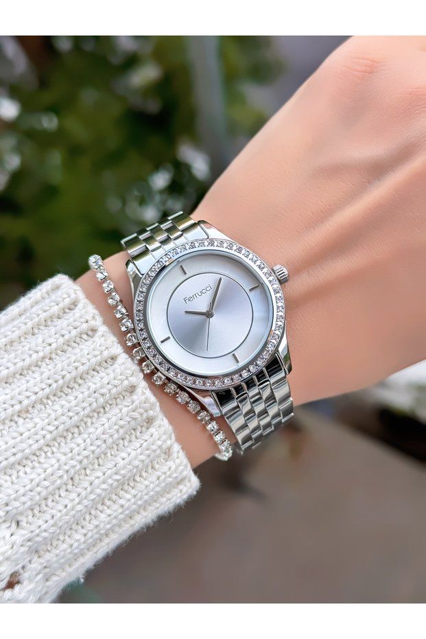 Steel Cord Women's Wristwatch 3 Atm Waterproof with 2 Years Warranty Mechanism
