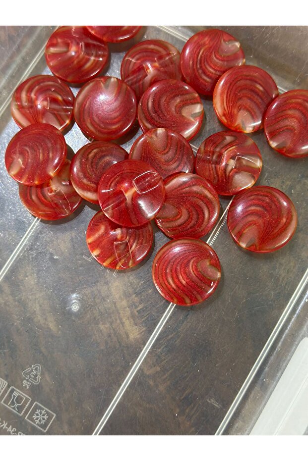 2 cm 9 Pieces Patterned Button Set - 1