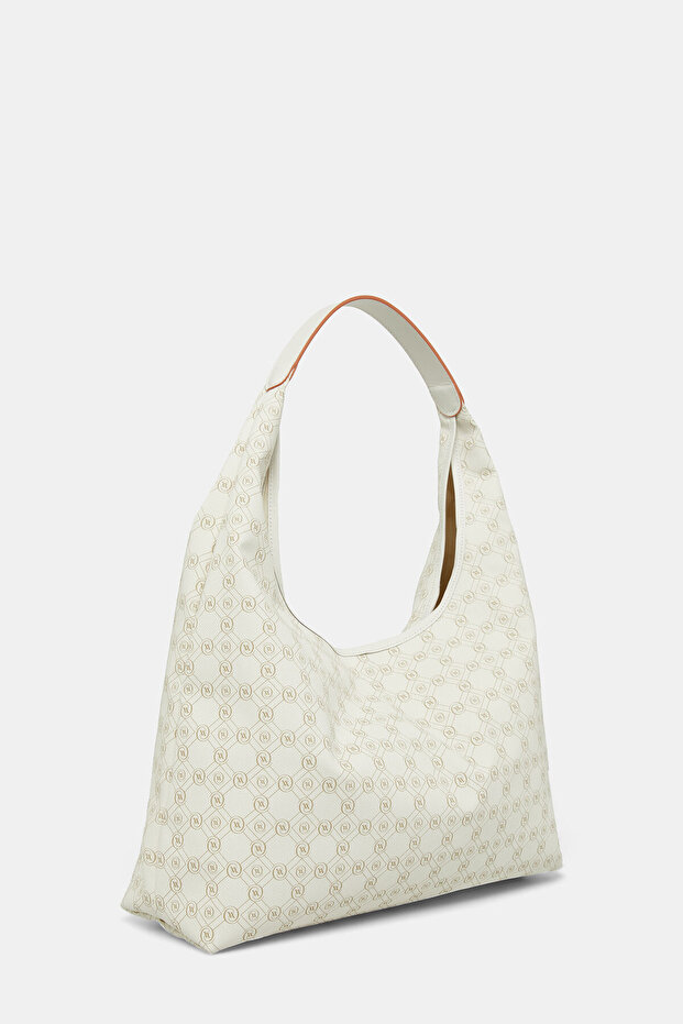 EKRU MONOGRAM ÇANTA - 2
