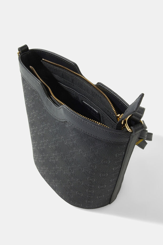 SİYAH MONOGRAM ÇANTA - 7