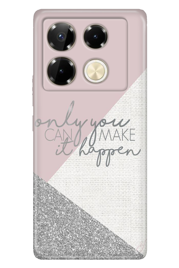 Infinix Note 40 Pro 5g Case Colorful Silicone Printed Tpu Happen