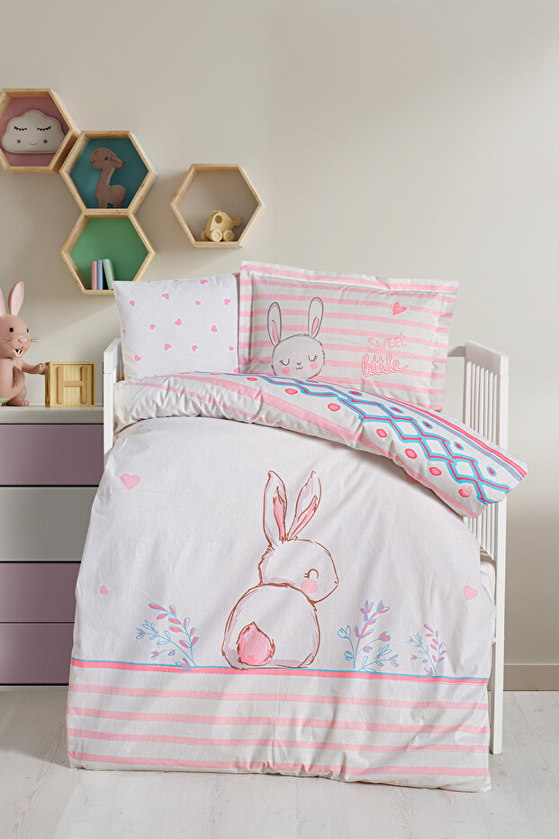 Kz Ranforce Baby Bedding Set - Sweet Bunny