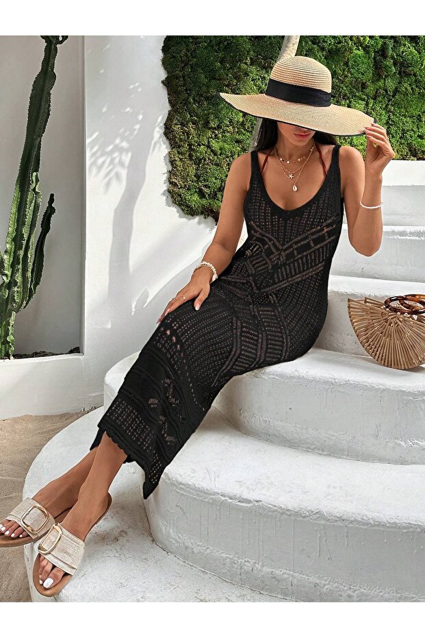 YAZLIK ASKILI ELBİSE - 2