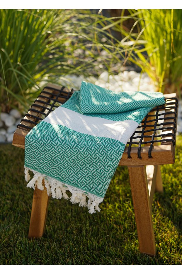 Natural Cotton Diamond Peshtemal Bath Towel Turkish Towel Bathhouse Beach Towel