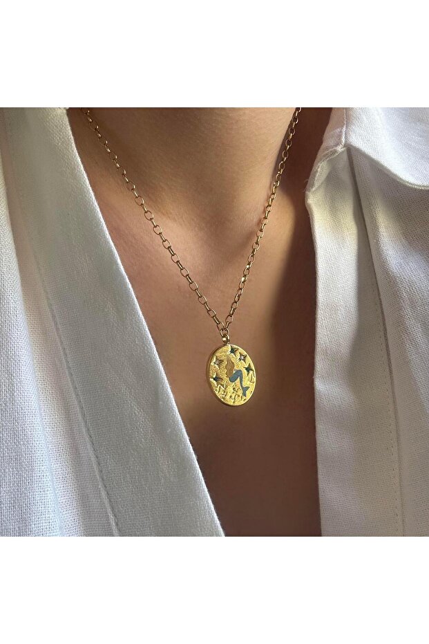 Çelik Deniz Kızı Kolye - 2