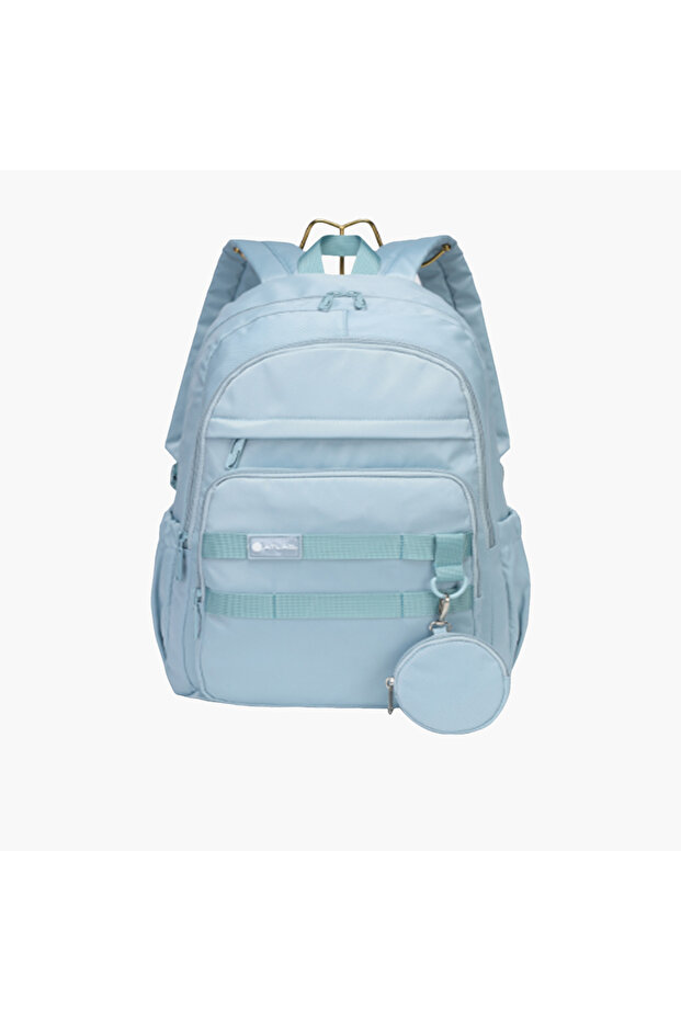 حقيبة ظهر متينة بأحزمة قابلة للتعديل - 28×10×45 سم - 1