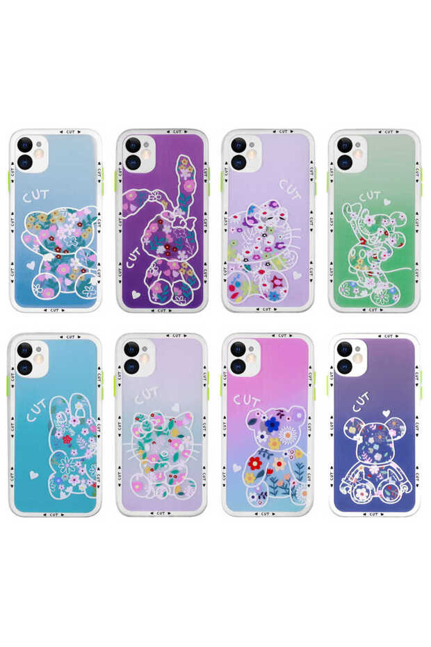 iPhone 11 Compatible Camera Protected Patterned Hard Mscs Hess Case-No10 - 2