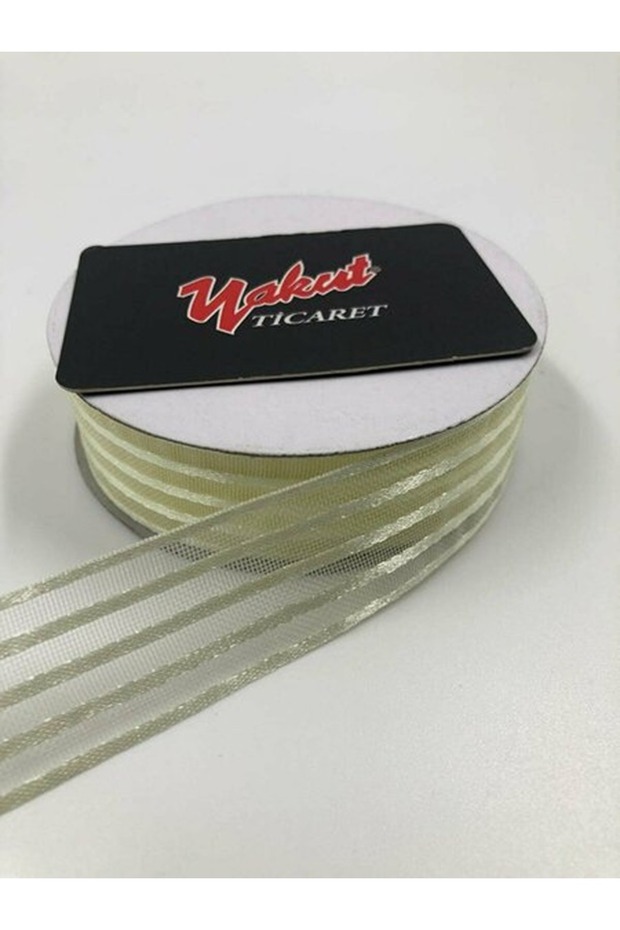 Bohça Ornament Dowry Bride 20 Meters Striped Organza Ribbon Design Ribbon