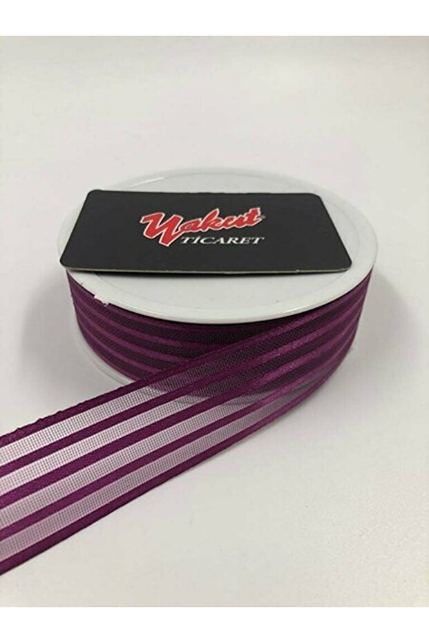 Bohça Ornament Dowry Bride 20 Meters Striped Organza Ribbon Design Ribbon