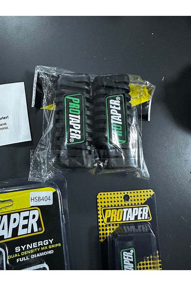 Protaper YEŞİL ŞEFFAF SİYAH Elcik Ön Arka Basamak Fren Vites Lastiği Seti / Cg cub Modifiye Aksesuar - 5