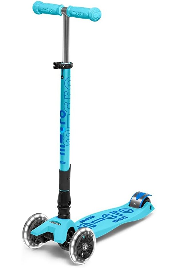 Micro Maxi Deluxe Foldable Bright Scooter, Blue, MMD092