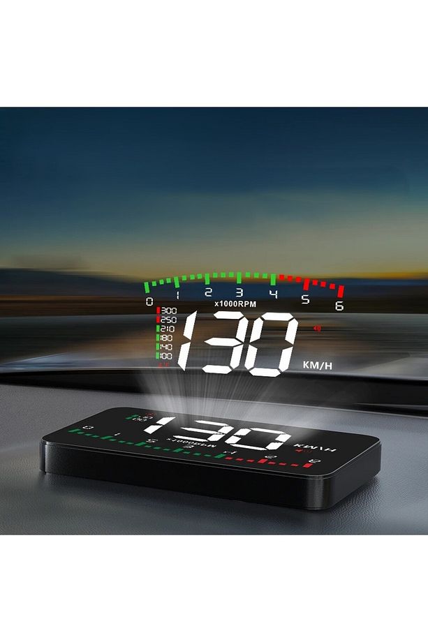 HUD HIZ,SICAKLIK GÖSTERGELİ HEAD UP DİSPLAY OBD 2 GİRİŞİ OLAN TÜM ARAÇLARA UYUMLU - 3