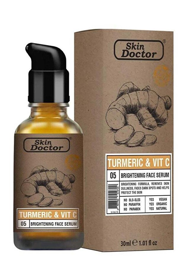 Turmeric & Vit C Brightening Face Serum 30ml