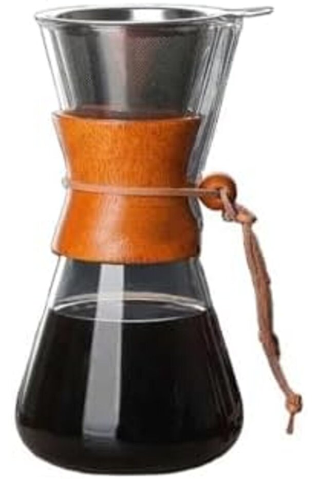 EuroCoffee Wooden Collar Coffee Maker (600ml)