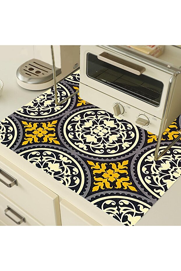 Ethnic Pattern Washing and Dryer Cover Drawer Refrigerator Protection Decorative Washable Cover