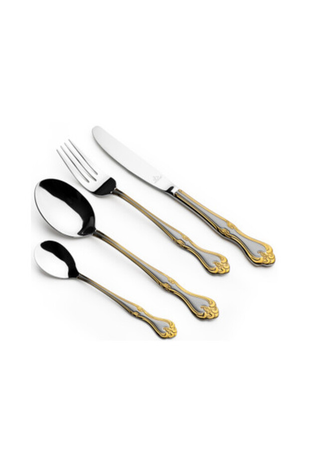 Stainless Steel Cutlery Set 86 pcs Gold & Silver TM 112 GS