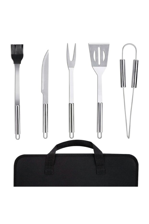 Set 5 Ustensile pentru Gratar, - 2