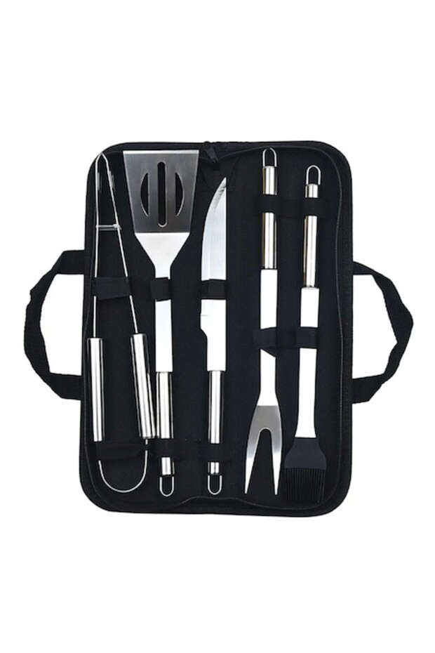 Set 5 Ustensile pentru Gratar, - 1