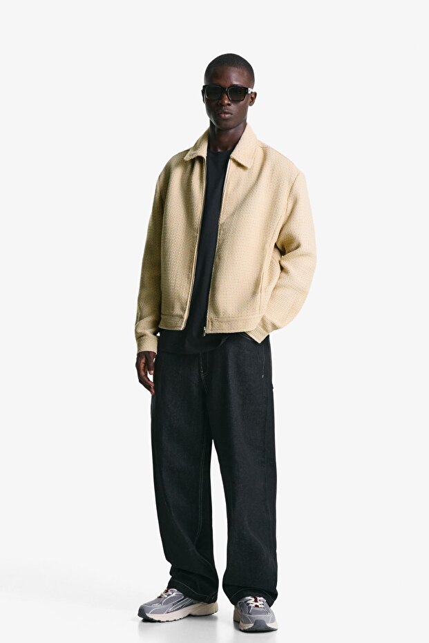 Rustik boxy fit ceket - 5