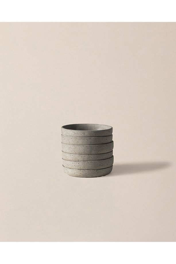 Ella Saksı - Soft Gri - 17 cm - 1