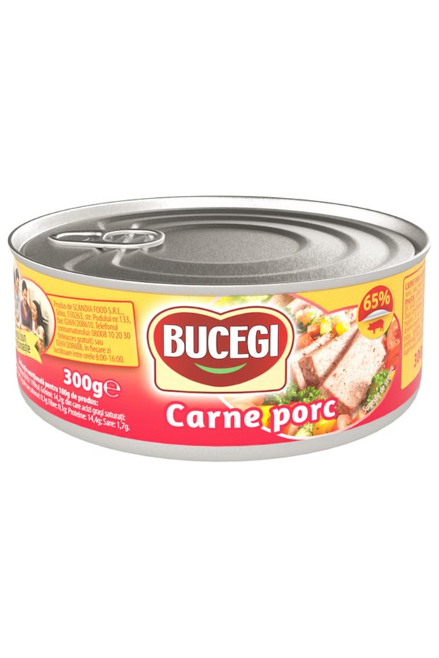 Carne porc 65% Bucegi, 300g