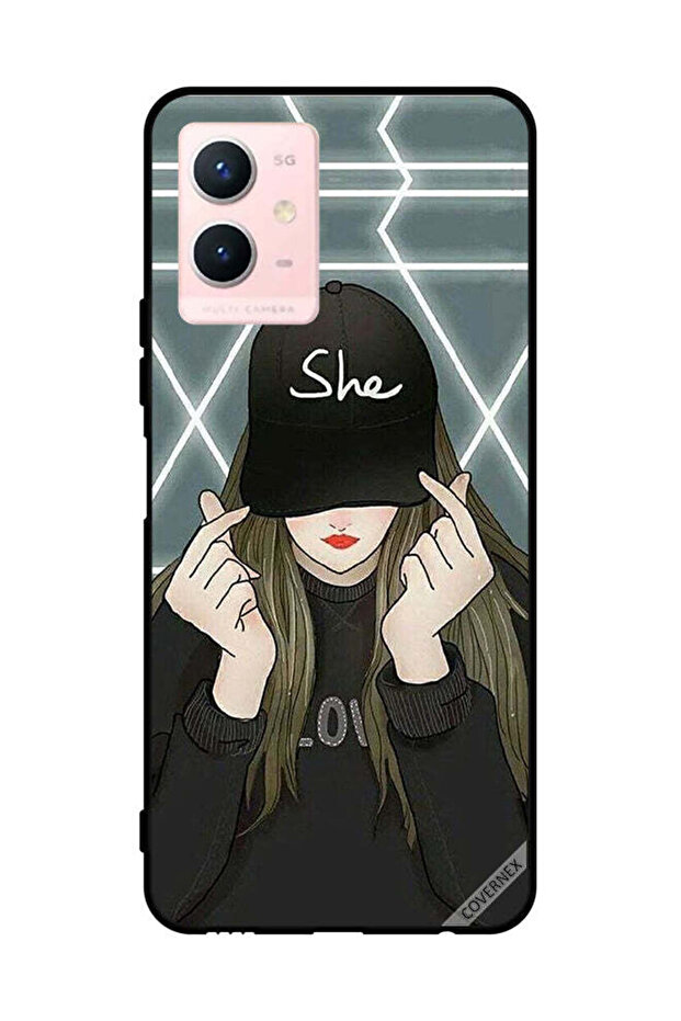 غطاء حماية لهاتف vivo Y33s 5G She On Cap