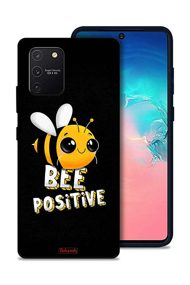 غطاء حماية لهاتف سامسونج جالكسي S10 لايت - Bee Positive