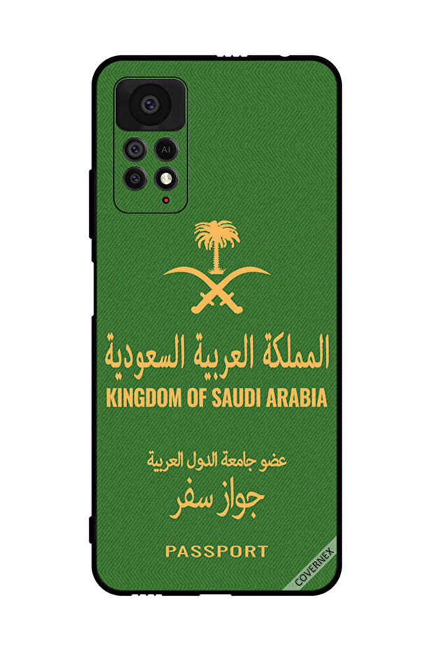غطاء حماية لهاتف شاومي ريدمي نوت 11 برو 5G جواز سفر المملكة العربية السعودية