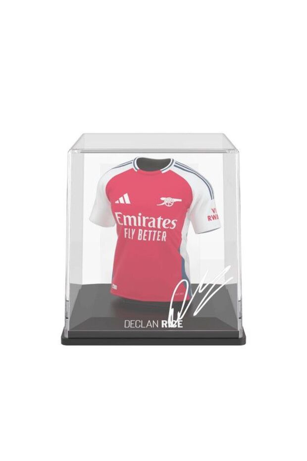 Splink Arsenal Declan Rice Home Jersey Display Case, Official Licensed Collectible, 2024/2025