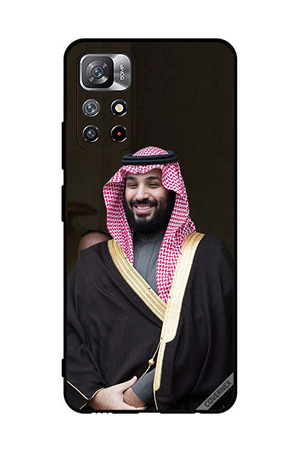 غطاء حماية لهاتف شاومي ريدمي نوت 11 إس 5 جي محمد بن سلمان مبتسمًا