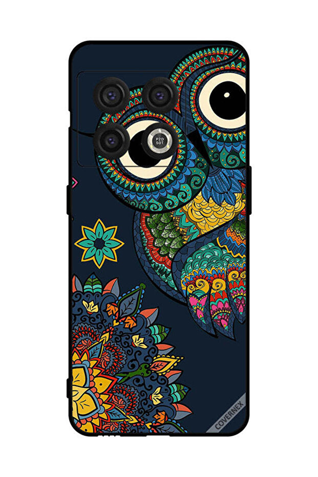 غطاء حماية لهاتف OnePlus 10 Pro بتصميم بومة زهرية