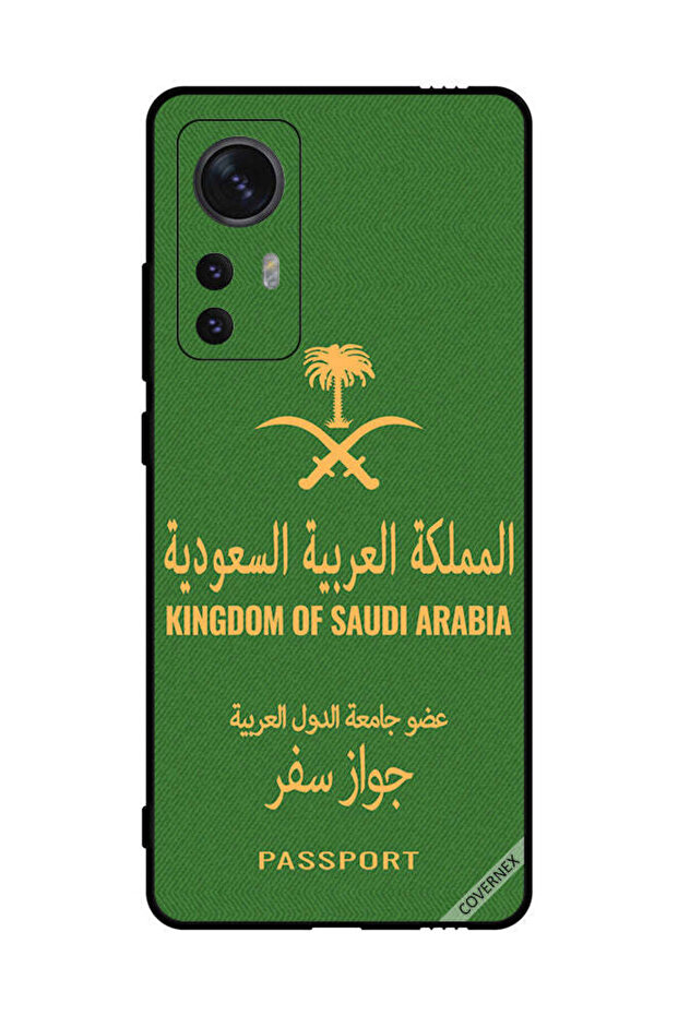 غطاء حماية لهاتف شاومي 12X جواز سفر المملكة العربية السعودية
